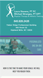 Mobile Screenshot of laurastevens-physicaltherapy.com